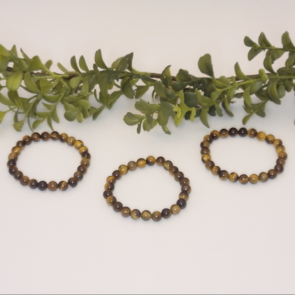 Yellow Tiger Eye Gemstone Bracelet